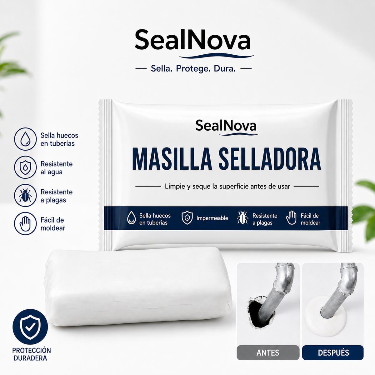 SealNova™ MASILLA SELLADORA 2X1