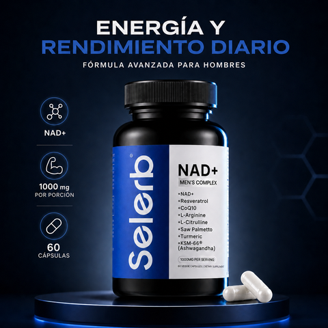 SELERB™ CAPSULAS DE NAD+ PARA HOMBRE