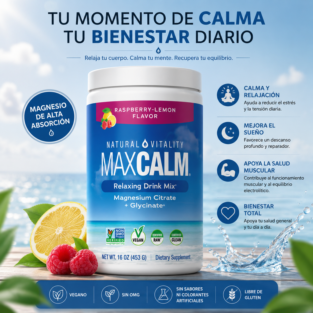 MAX CALM™ RECUPERA TU BIENESTAR DIARIO