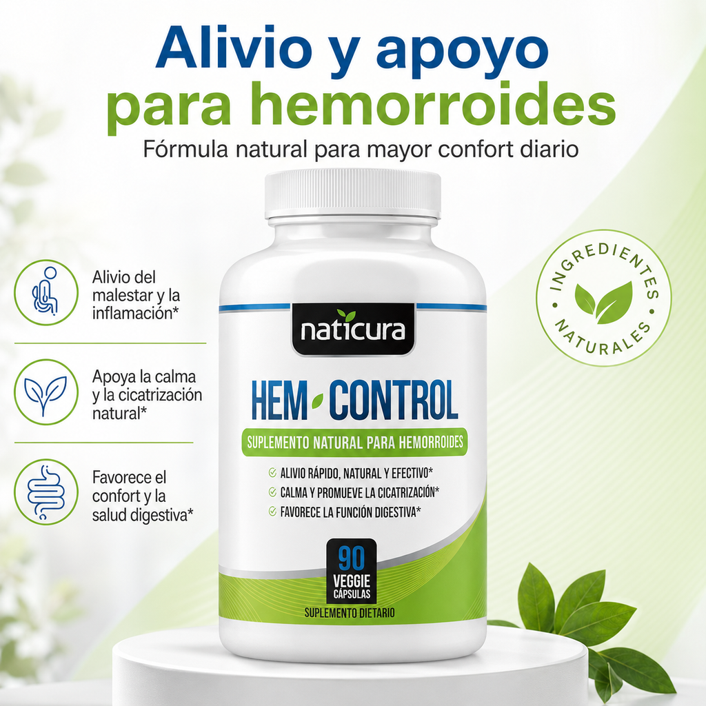HEMCONTROL™ CONTROLA LA HEMORROIDES AHORA