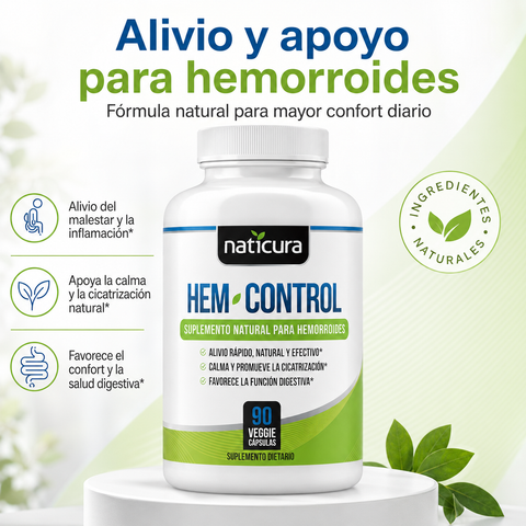 HEMCONTROL™ CONTROLA LA HEMORROIDES AHORA