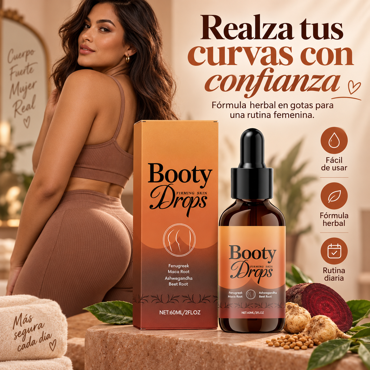 BOOTY DROPS™ GOTAS REAFIRMANTES NATURALES